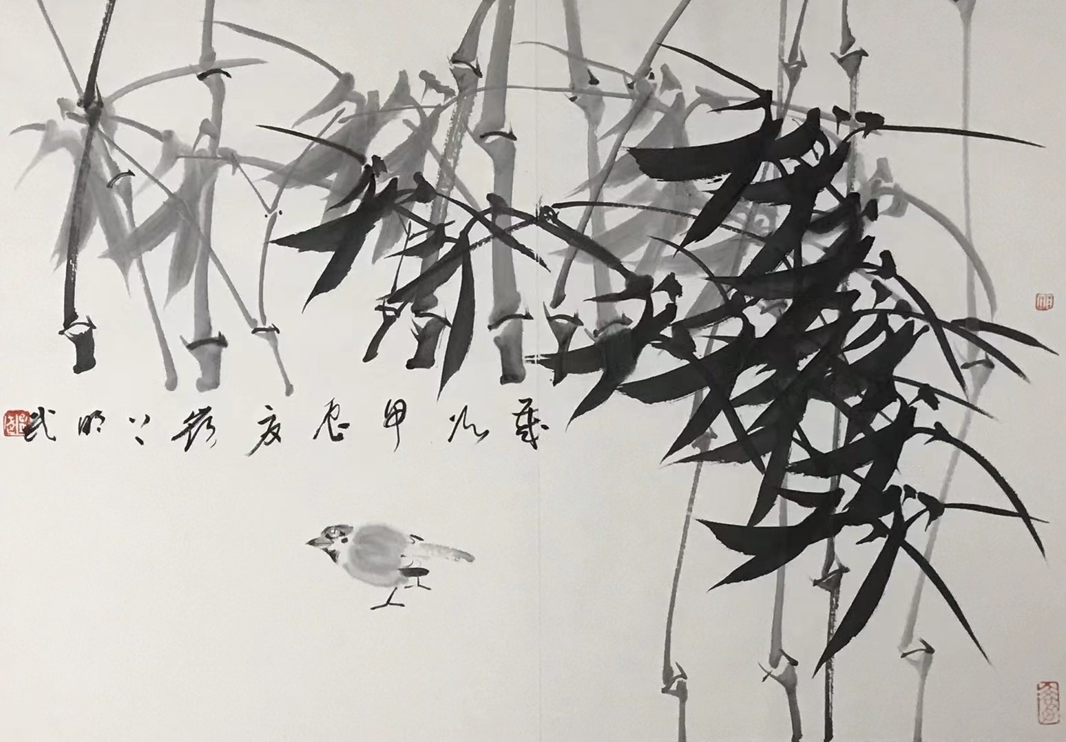 ⽵⻦图