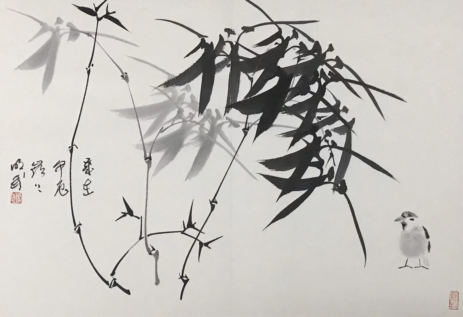 ⽵⻦图
