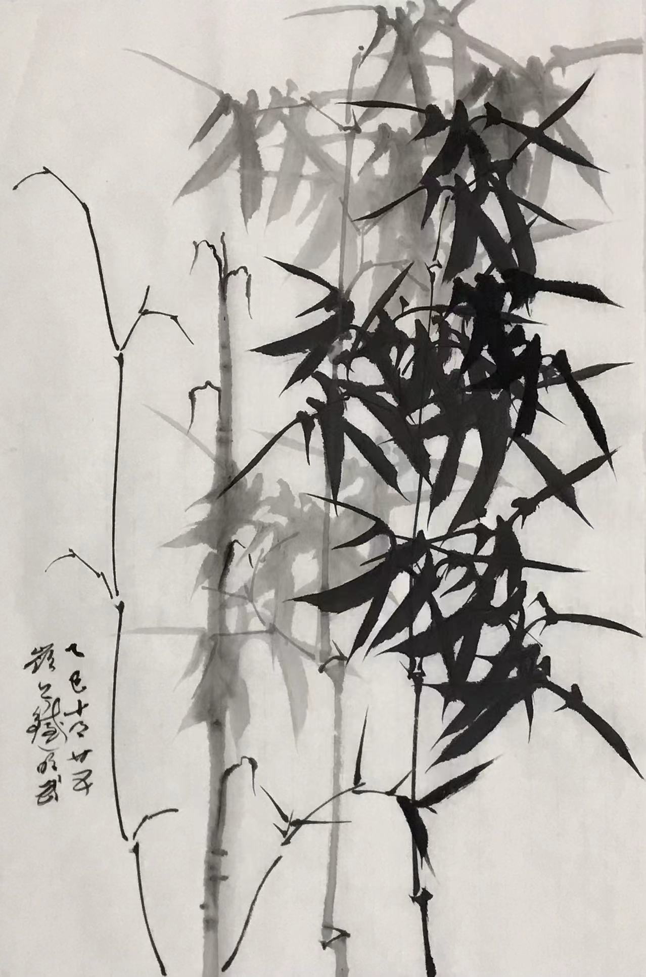 墨⽵图